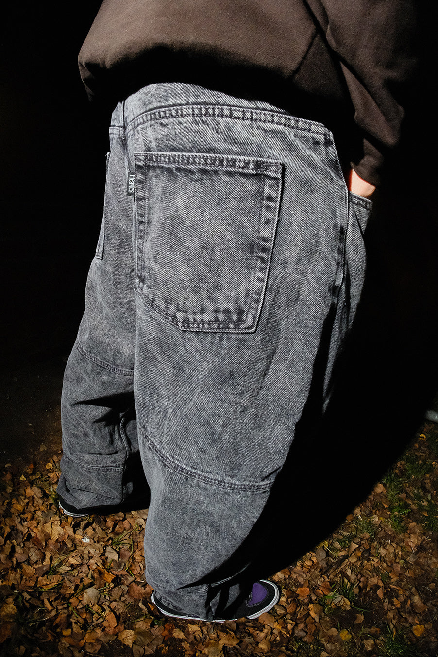 Heavies BERN Double Knee Jeans Washed Black