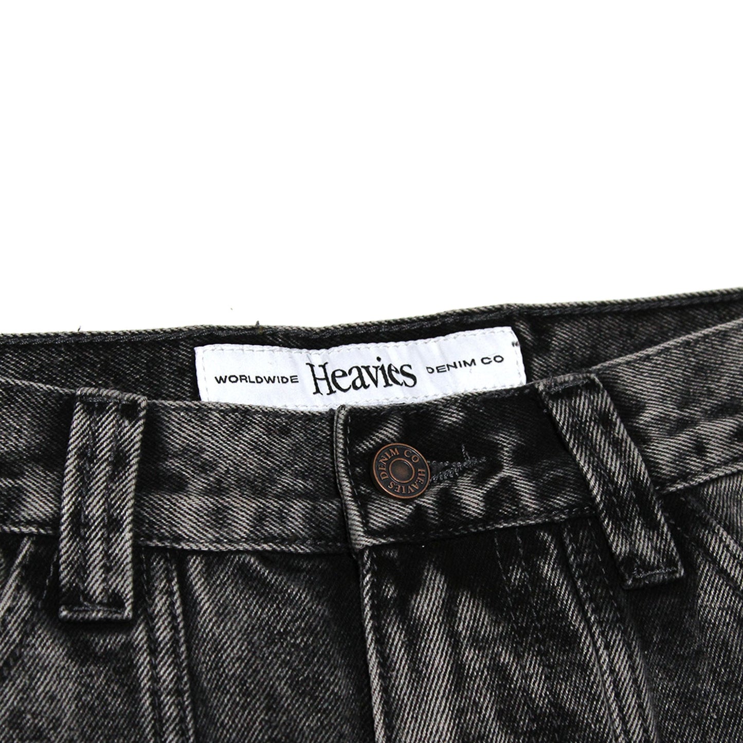 Heavies BERN Double Knee Jeans Washed Black