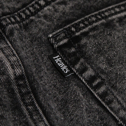 Heavies BERN Double Knee Jeans Washed Black