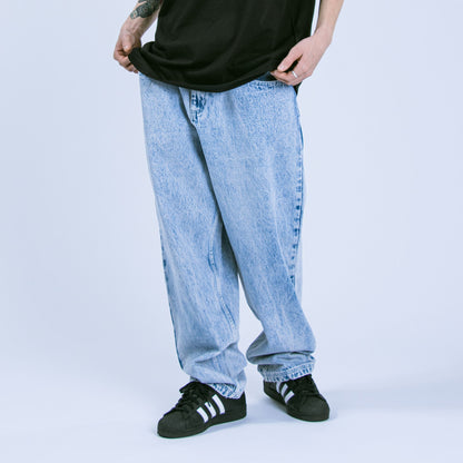 Heavies x Moto-Bunka Chemical Light Wash Jeans