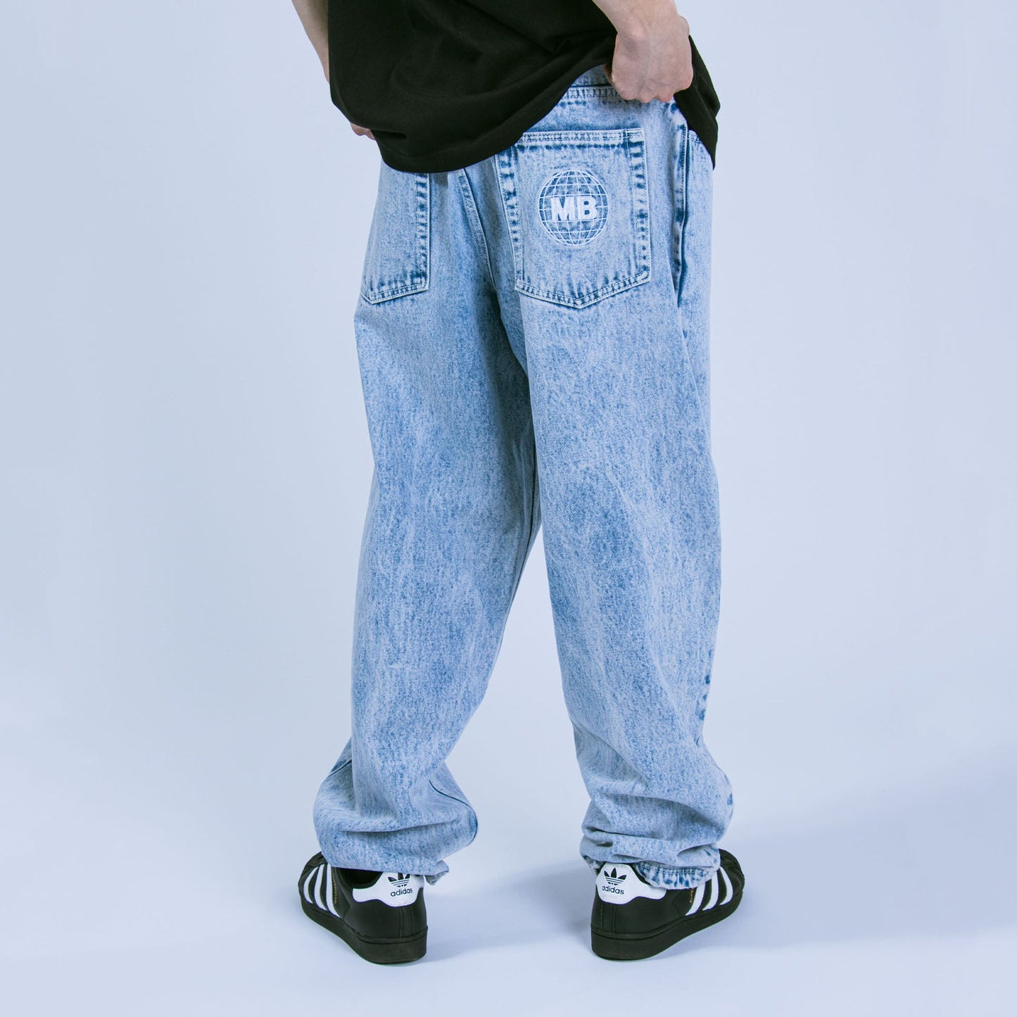 Heavies x Moto-Bunka Chemical Light Wash Jeans