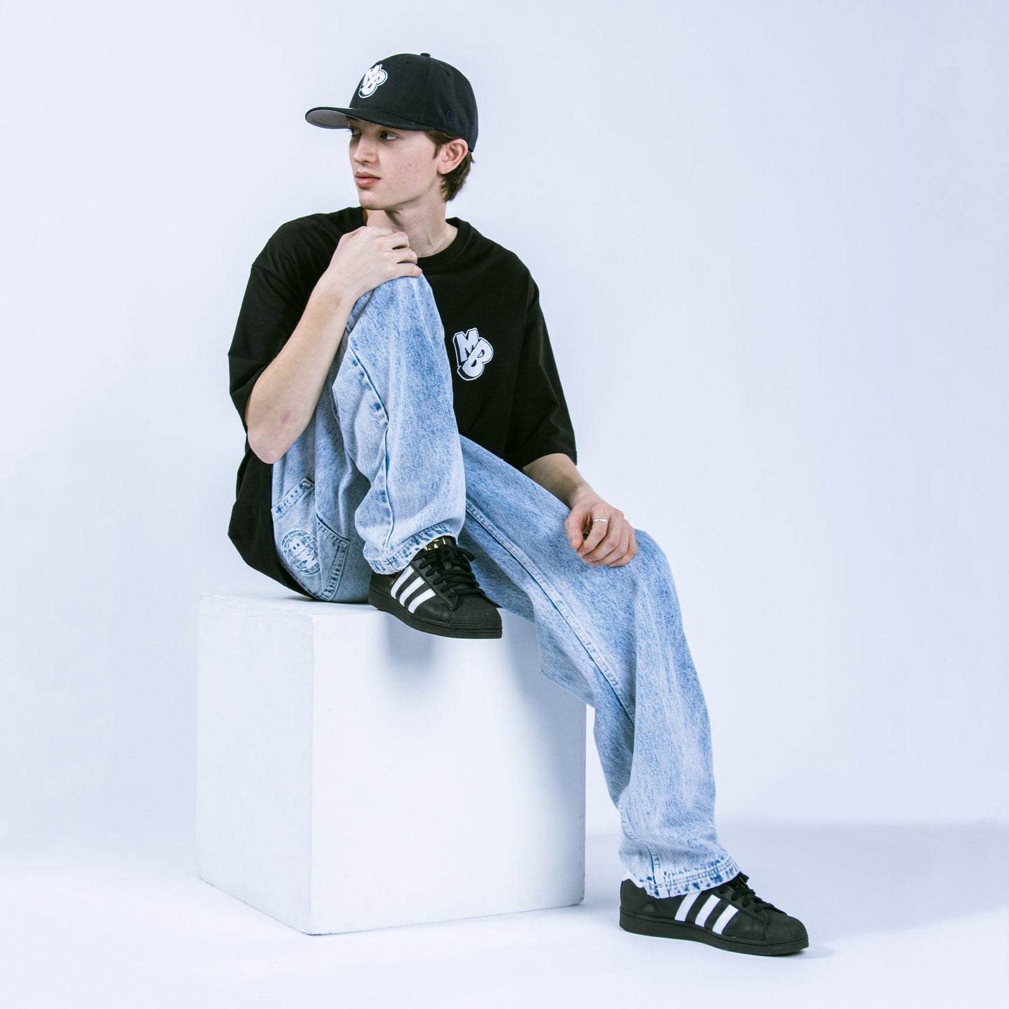 Heavies x Moto-Bunka Chemical Light Wash Jeans