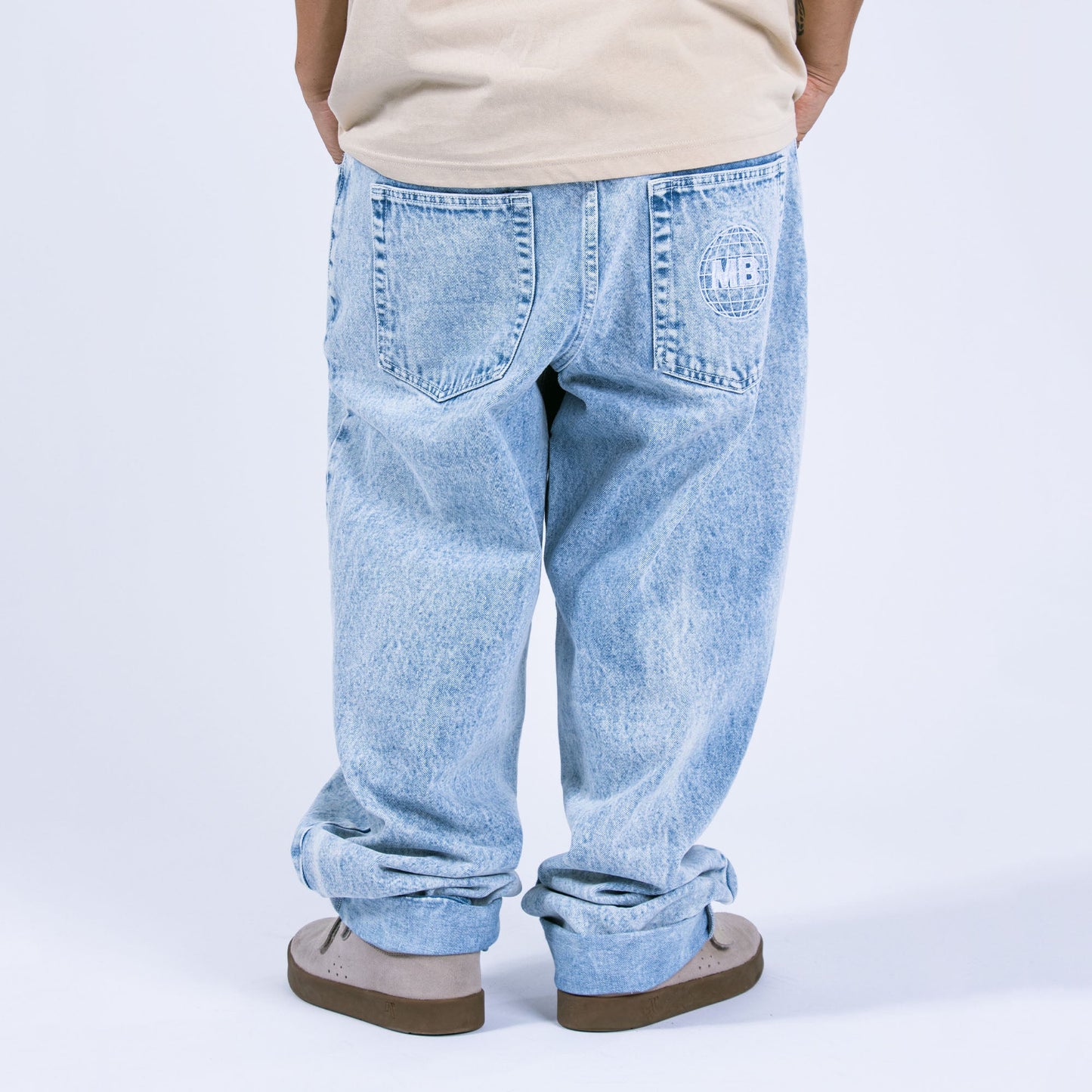 Heavies x Moto-Bunka Chemical Light Wash Jeans