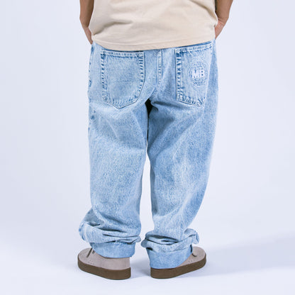 Heavies x Moto-Bunka Chemical Light Wash Jeans