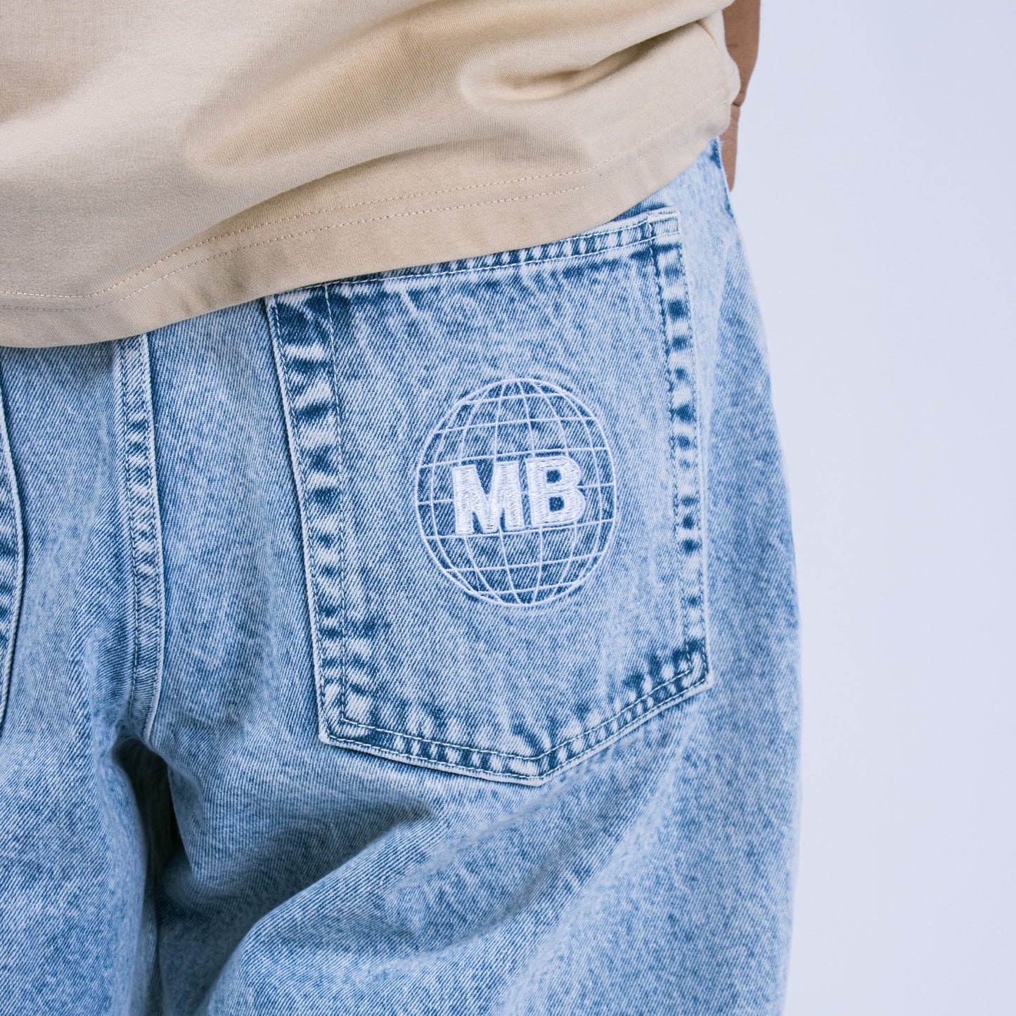 Heavies x Moto-Bunka Chemical Light Wash Jeans
