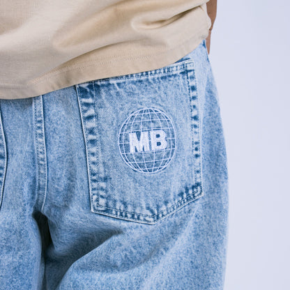 Heavies x Moto-Bunka Chemical Light Wash Jeans